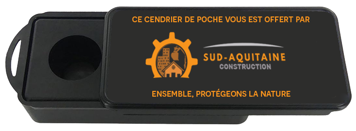 Personnalisez votre cendrier de poche publicitaire